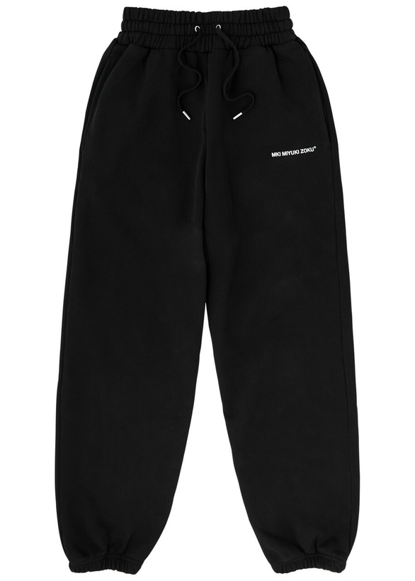 Photo: Mki Miyuki Zoku Logo-print Cotton-blend Sweatpants Black