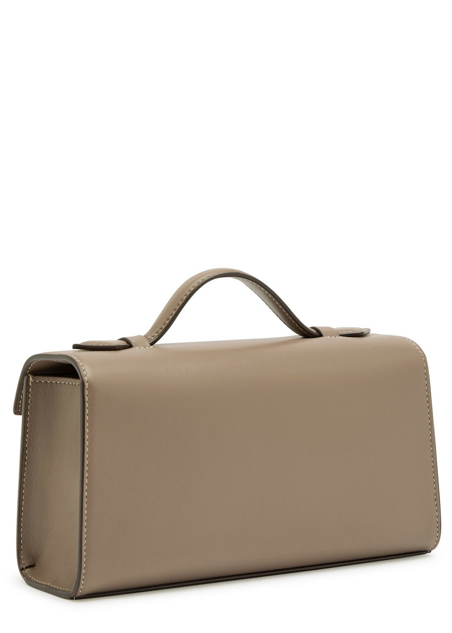 Savette Symmetry Leather Pochette - Taupe - One Size