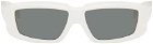 Rick Owens White Rick Sunglasses