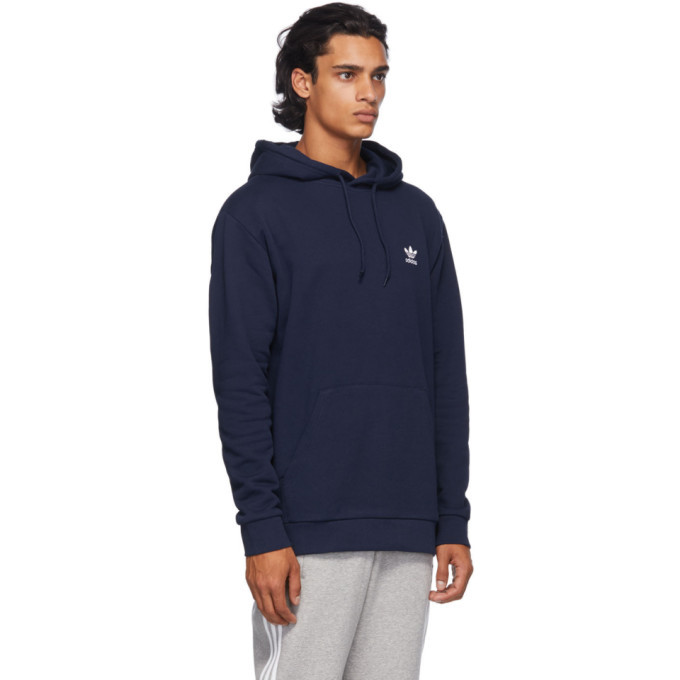 Navy discount essentials hoodie