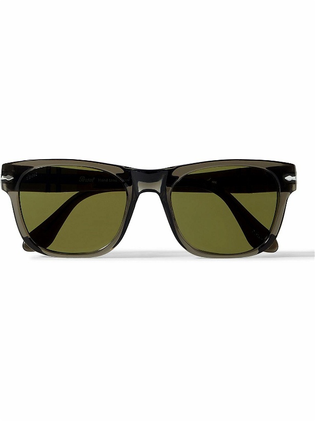 Photo: Persol - D-Frame Transparent Acetate Sunglasses