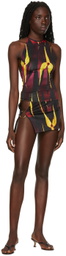 Louisa Ballou Red Printed Tank Top