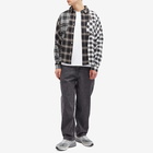Dime Men's Triple Plaid Shirt in Black