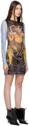Feben Multicolor 'The Devil' Minidress
