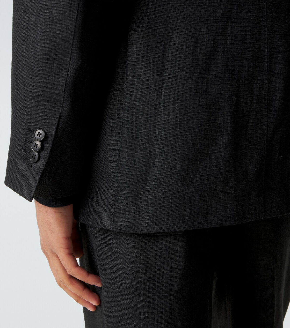 Saman Amel Double-breasted linen suit