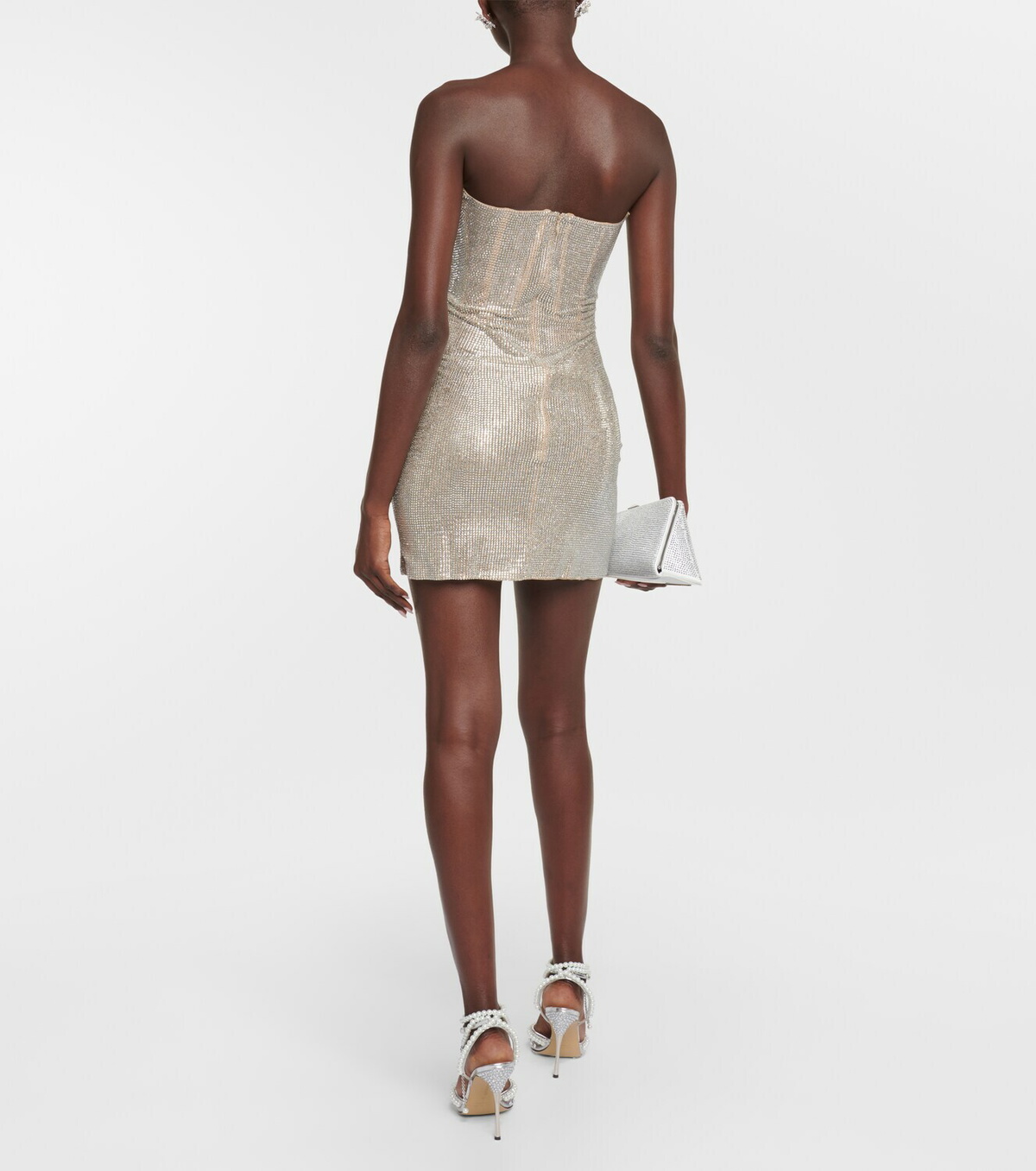 Giuseppe di Morabito Embellished bustier minidress