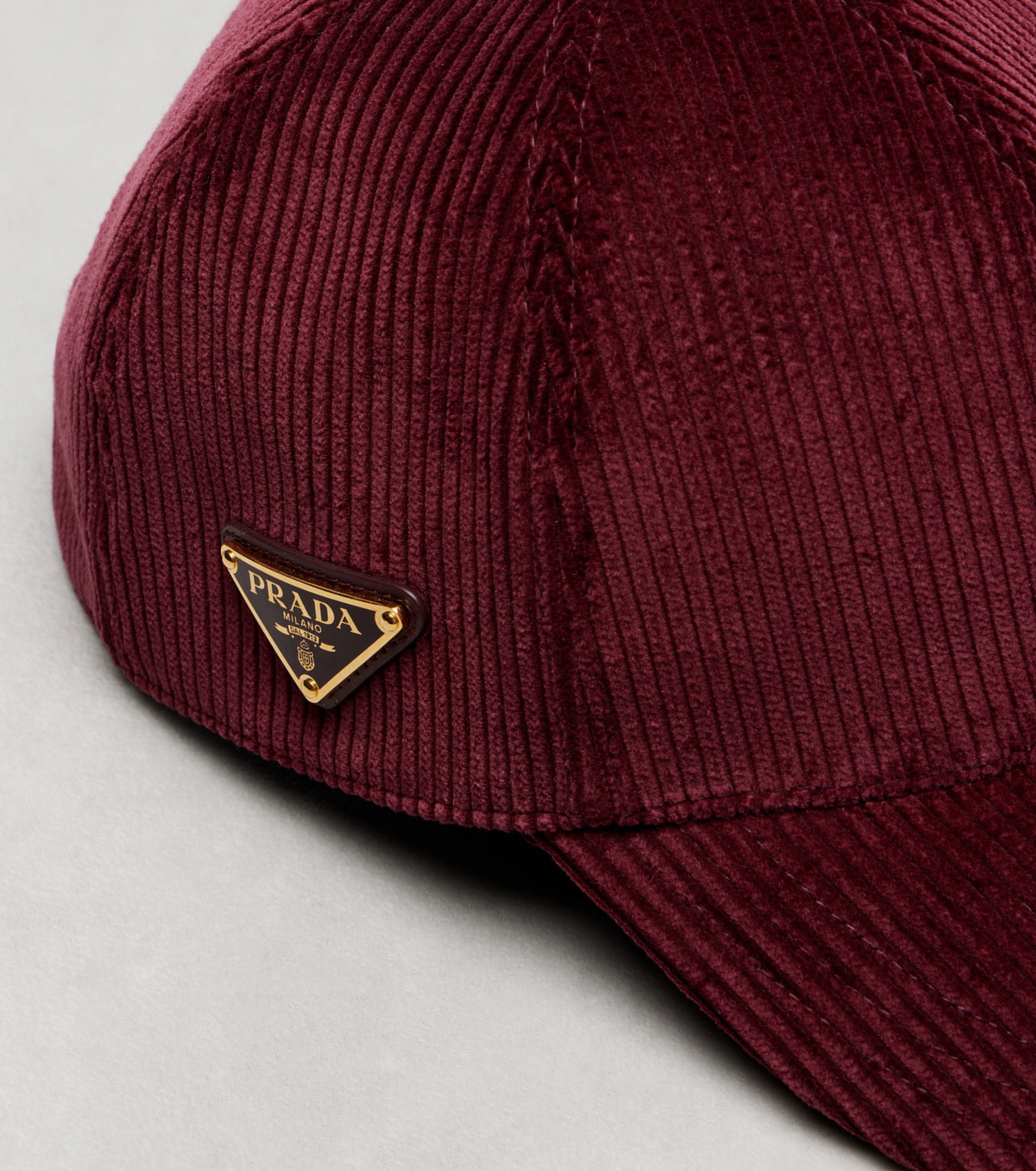 Prada Cotton corduroy baseball cap