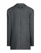 Palm Angels Womens Blazer Slate in Blue