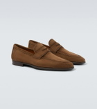 Magnanni Diezma suede penny loafers