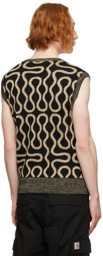 Vivienne Westwood Black & Gold Peppe Vest