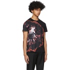 Alexander McQueen Black Ink Floral T-Shirt