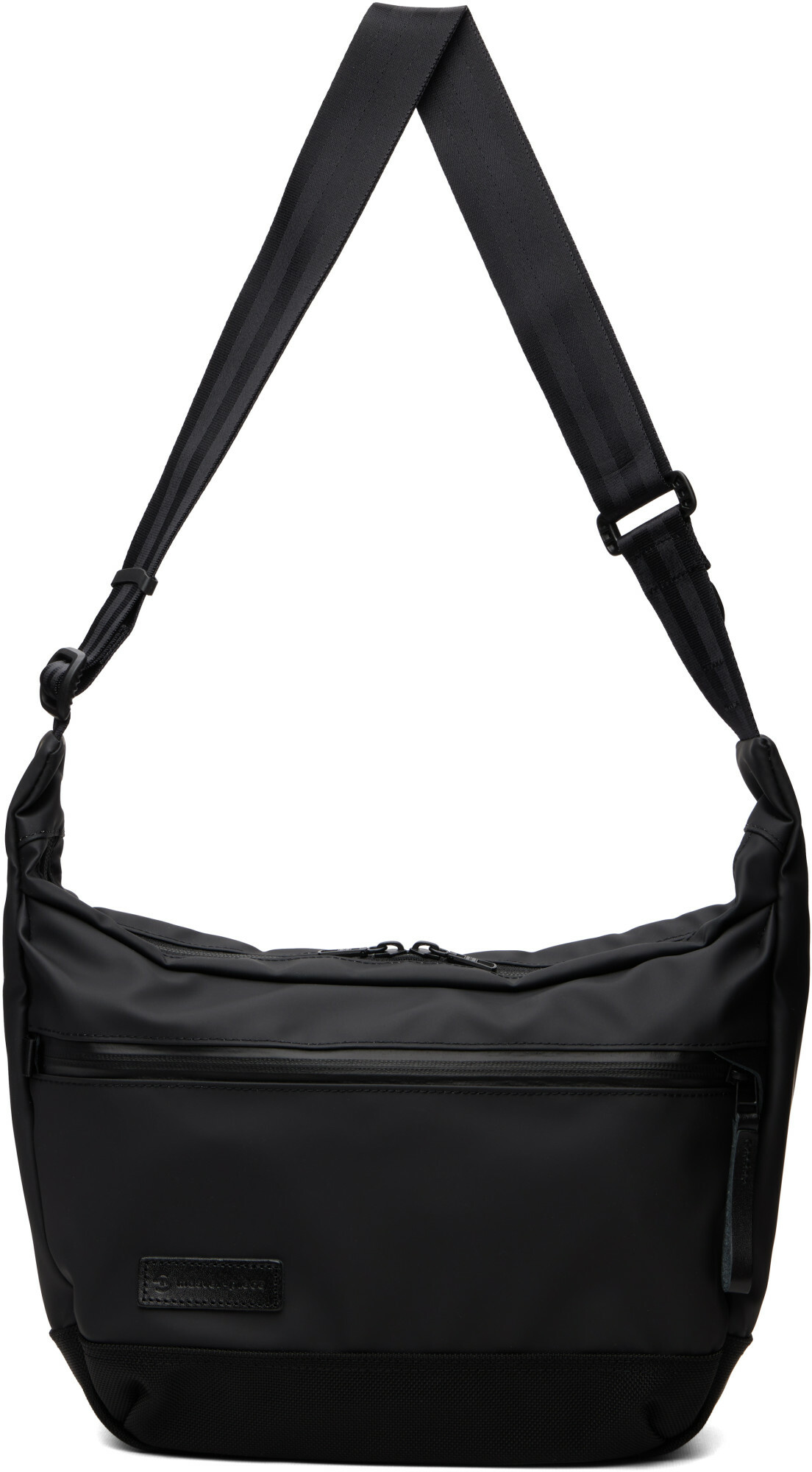 master-piece Black Slick Shoulder Bag