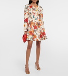 Zimmermann Ginger floral linen minidress