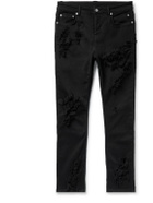 Rick Owens - Skinny-Fit Distressed Jeans - Black