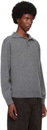 LE17SEPTEMBRE Gray Collar Polo