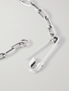 Jam Homemade - Safety Pin Sterling Silver Bracelet - Silver