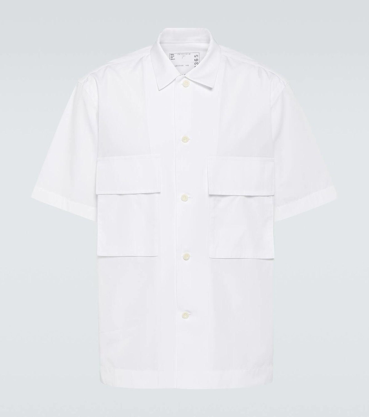Sacai x Thomas Mason cotton poplin shirt Sacai