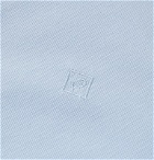 Dunhill - Slim-Fit Logo-Embroidered Cotton-Piqué Polo Shirt - Blue