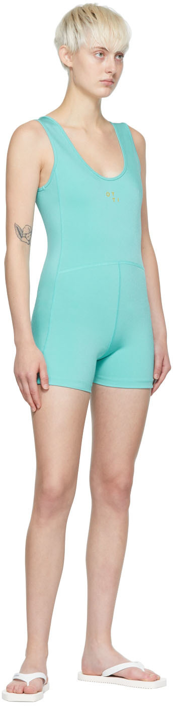 OTTI Blue Nylon Bodysuit