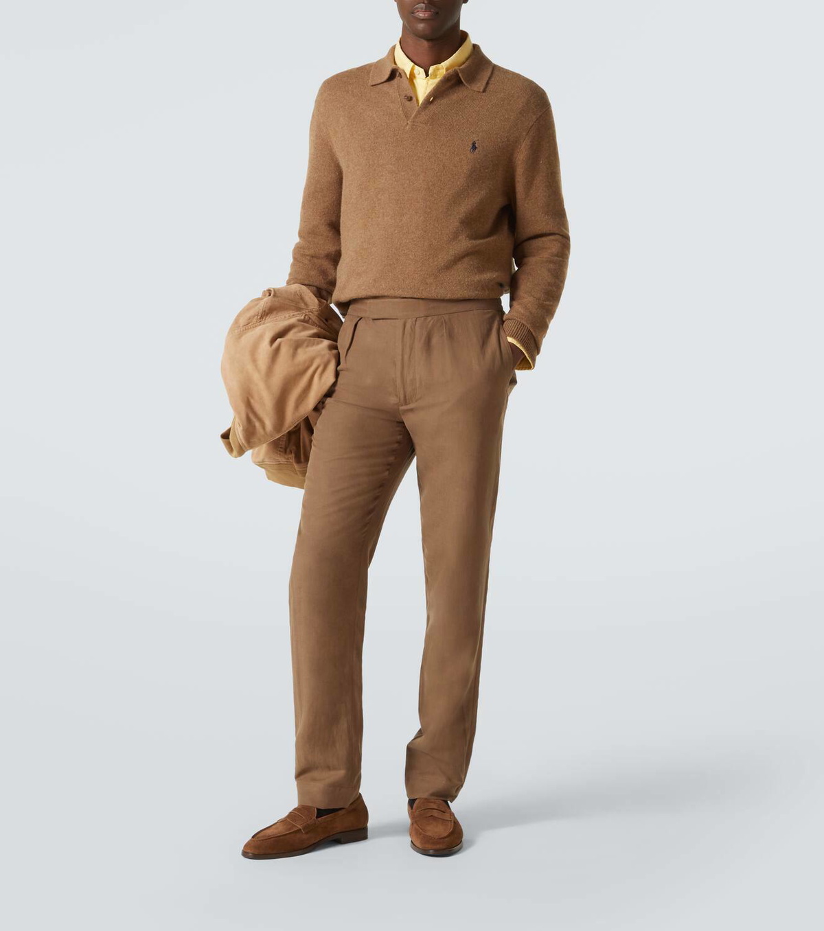 RALPH LAUREN PURPLE LABEL ベージュウールスラックス Men's Purple Label Pants | Ralph Lauren