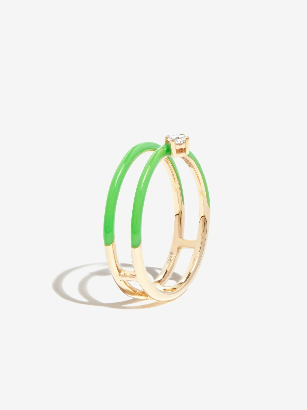 Persée 18K Yellow Gold Zeus Diamond Ring