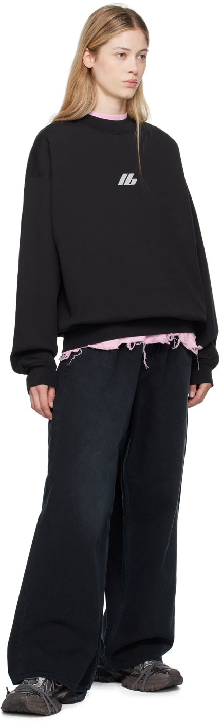 Balenciaga Black Regular Sweatshirt