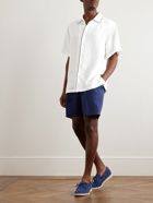 Loro Piana - Contrast-Tipped Linen Shirt - White