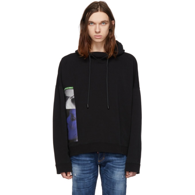 Photo: Dsquared2 Black Dyed Mert and Marcus Hoodie