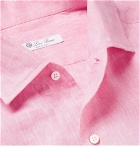 Loro Piana - Andre Slub Linen Shirt - Pink