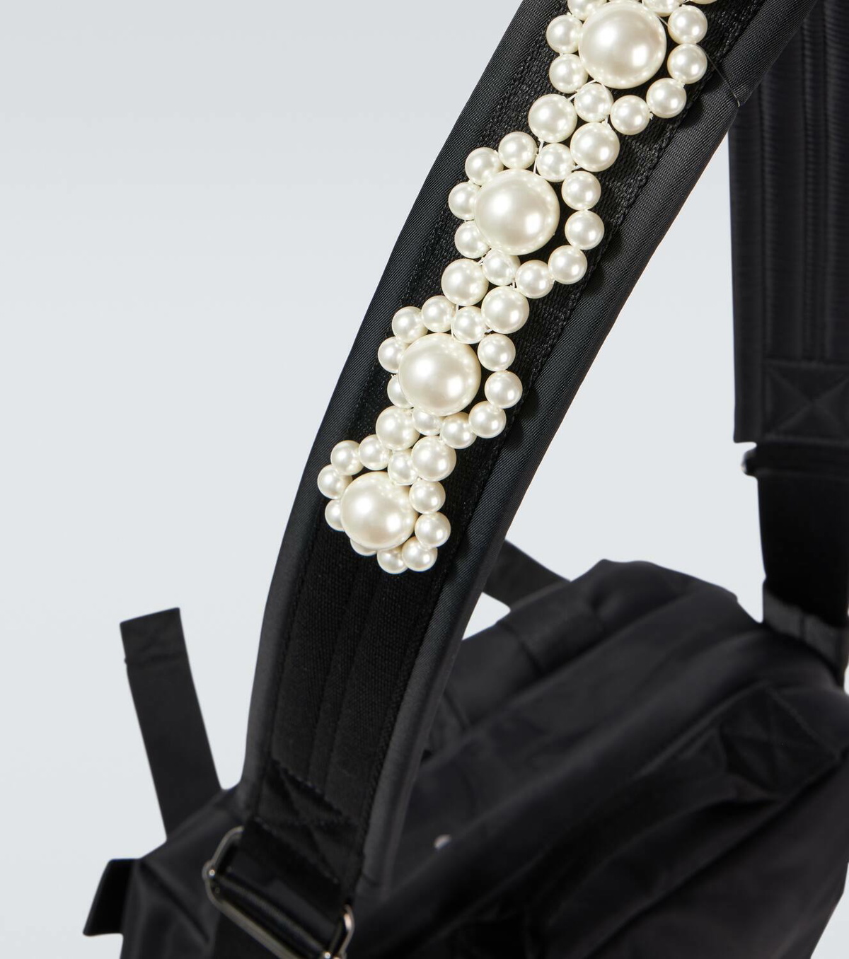 Simone Rocha Faux pearl-embellished crossbody bag