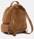 Max Mara - Camel hair and silk backpack