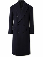 TOM FORD - Oversized Double-Breasted Wool Coat - Blue