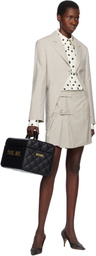 Moschino Off-White Allover Polka Dots Shirt