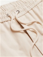 Giorgio Armani - Cotton-Twill Drawstring Shorts - Neutrals