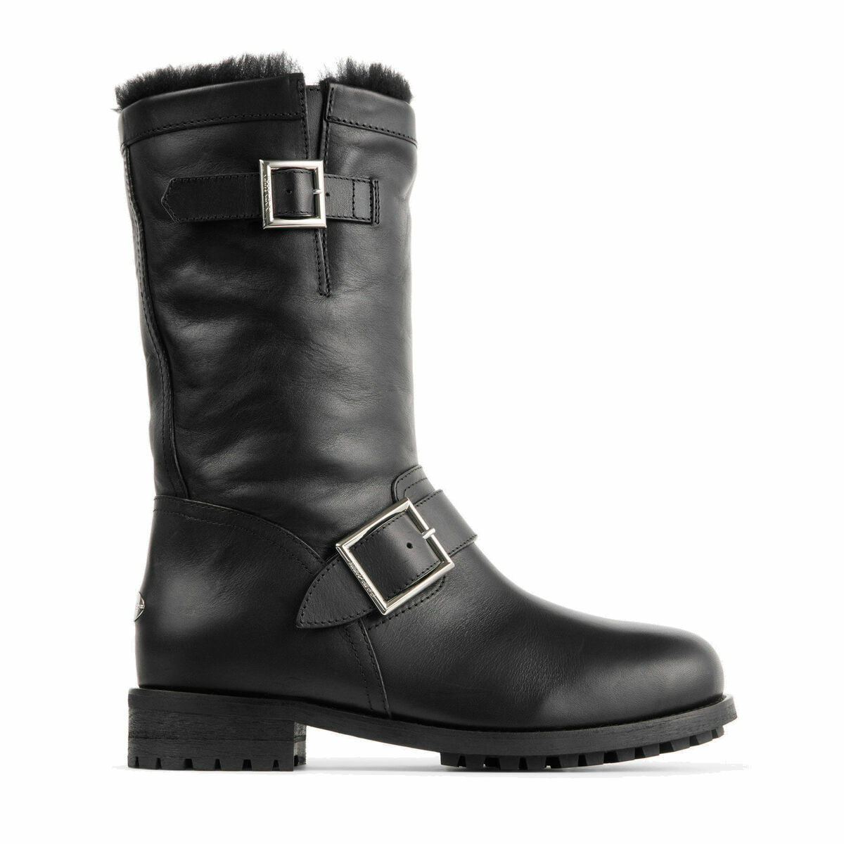 Jimmy Choo Black Flat Yael Tall Boots Jimmy Choo