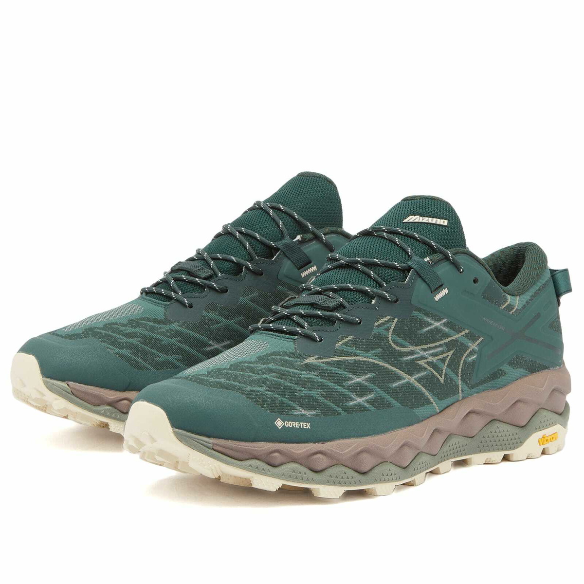 Mizuno Wave Mujin LS GTX in Pine Grove/Ultimate Grey/Bistro Green