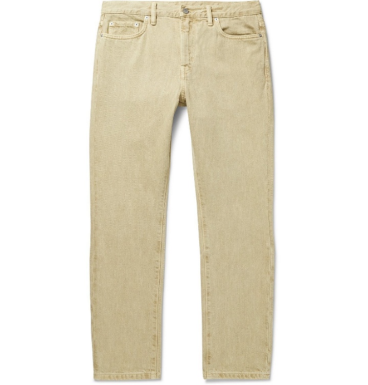 Photo: Outerknown - Drifter Tapered Organic Denim Jeans - Neutrals