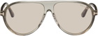 TOM FORD Gray Marcus Sunglasses