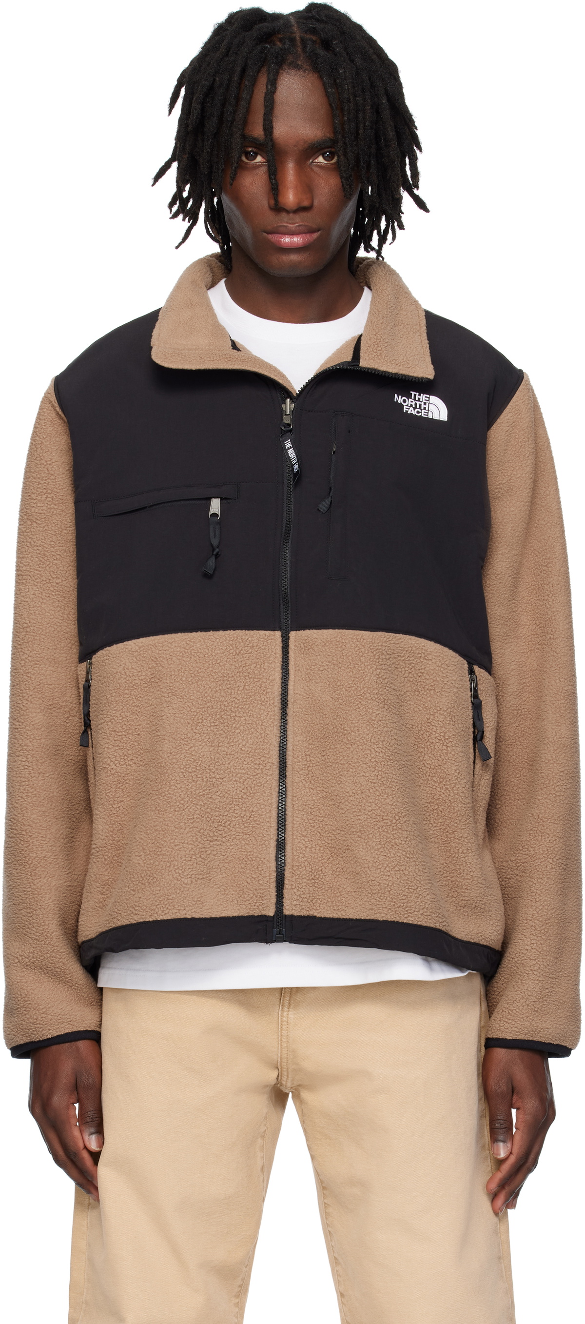 The North Face Brown & Black Retro Denali Jacket The North Face