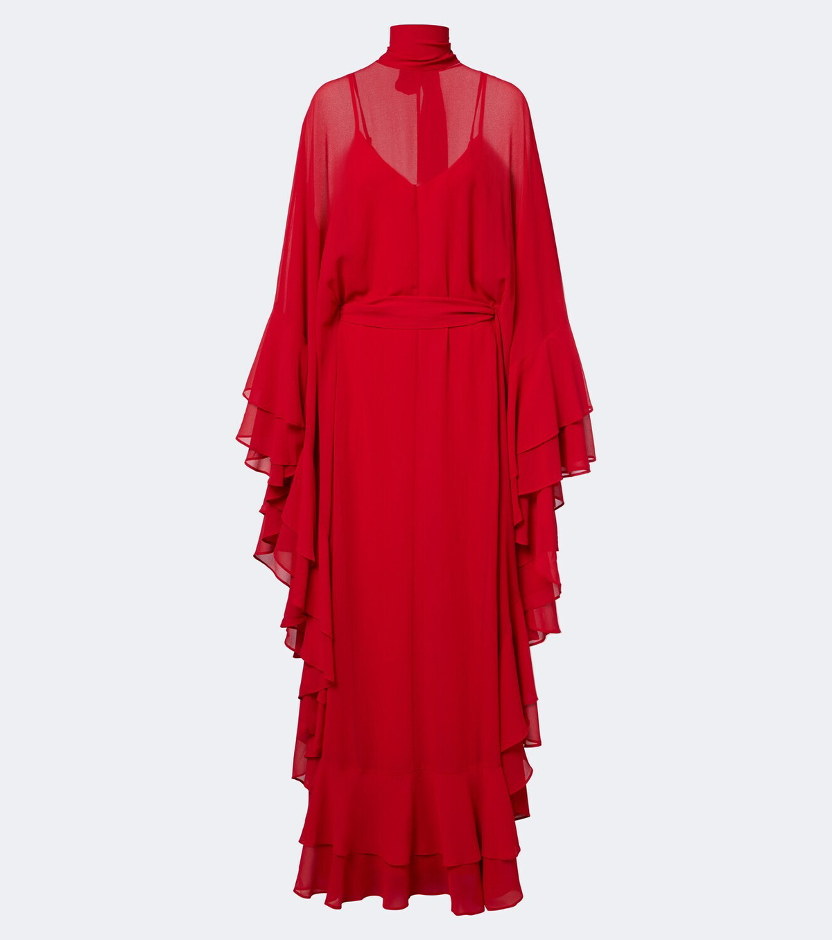 De La Vali Socorro chiffon maxi dress
