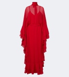 De La Vali Socorro chiffon maxi dress