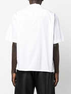 Marni White Logo-Print Cotton Shirt
