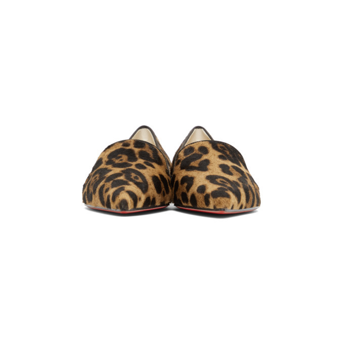 Christian Louboutin - Kashasha Leopard Print Flat Loafer