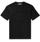 McQ Alexander McQueen - Logo-Embroidered Cotton-Jersey T-Shirt - Black