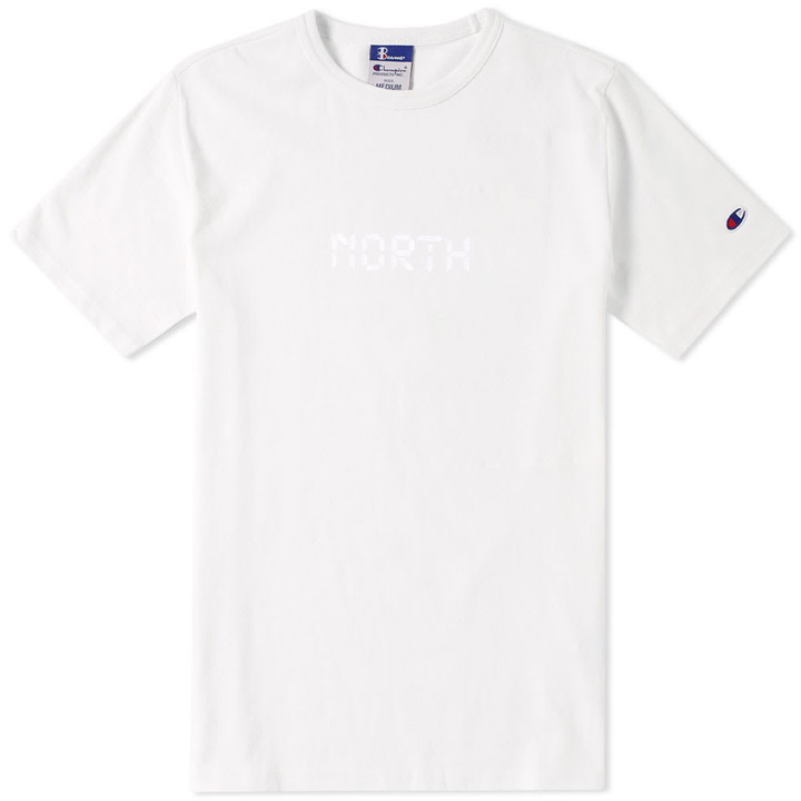 Photo: Champion x Beams North Beams Tee White