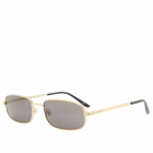 Gucci Men's Eyewear GG1457S Sunglasses in Gold/Grey