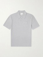 A.P.C. - Eliot Cotton and Cashmere-Blend Polo Shirt - Gray