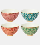 L'Objet Fortuny set of 4 earthenware cereal bowls