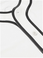 Mastermind World - Logo-Print Piqué Shirt - White