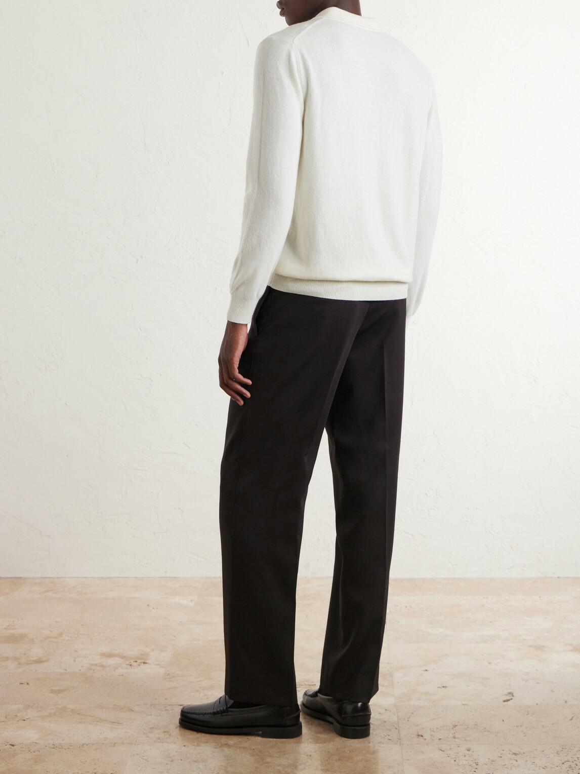Altea - Virgin Wool Polo Sweater - Neutrals